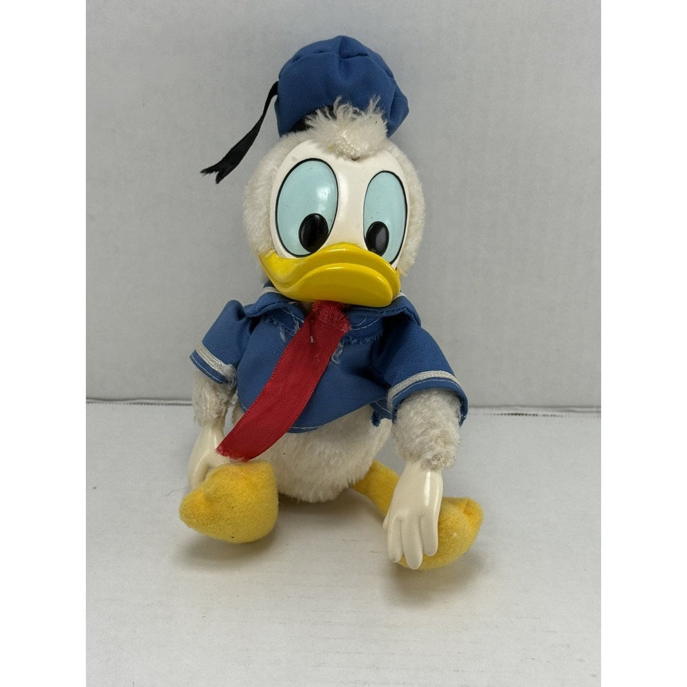 Vintage 1970s Applause Disney Donald Duck Small Mini Plush 3580